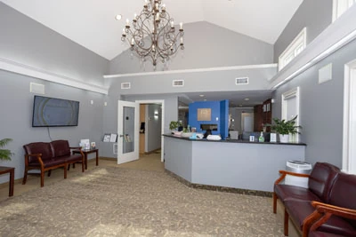 waiting room at Cochituate Smile Center