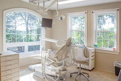 dental operatory at Cochituate Smile Center